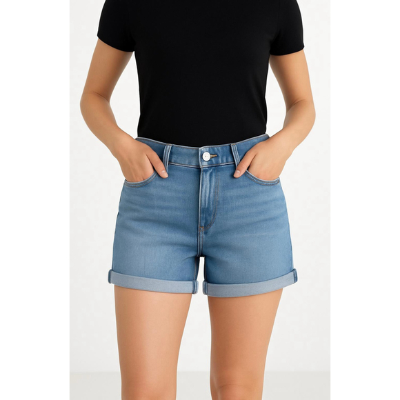 Levi's Pants - Women's Levi's Light Blue Mid Length Jean Shorts Sz 32 Normcore Y2K 90s inspired